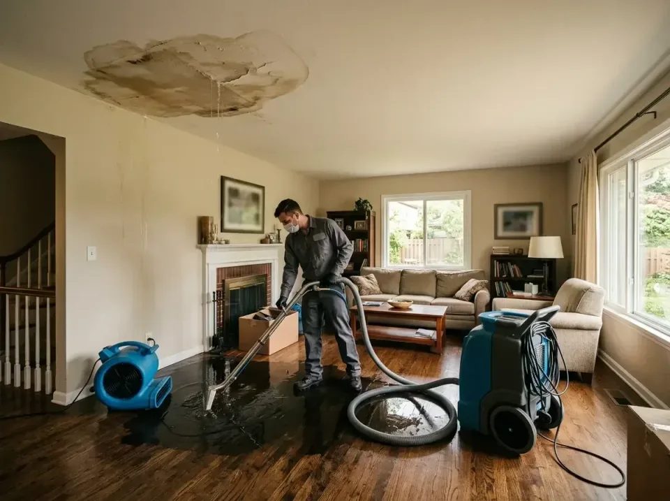 attic-pipe-burst-ceiling-drip-008 — frequently asked questions, Water Damage Restoration & Carpet Care in Tinley Park, IL
